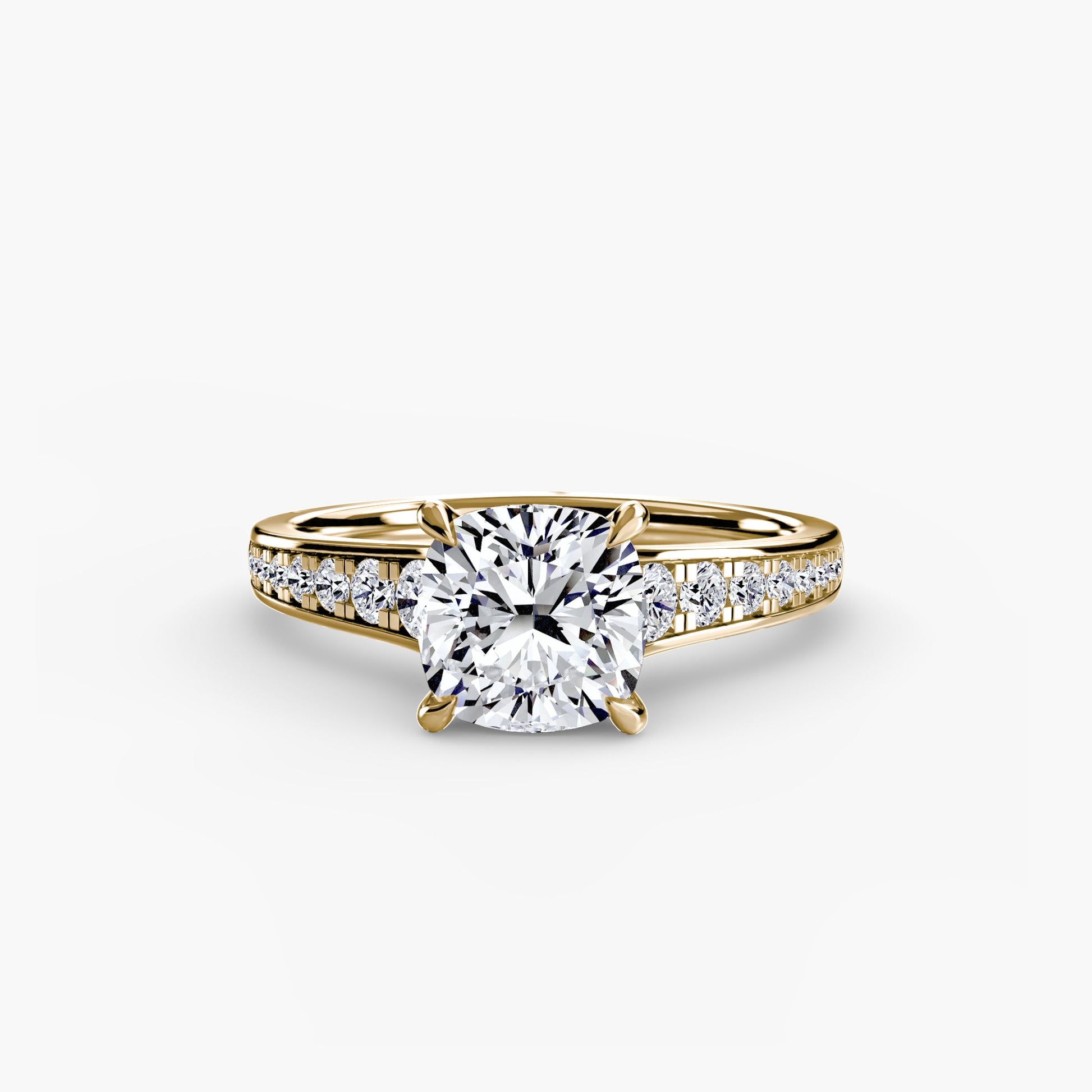Solitaire with Pavé 7 AG & CO Jewellery