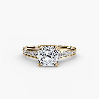 Solitaire with Pavé 7 AG & CO Jewellery