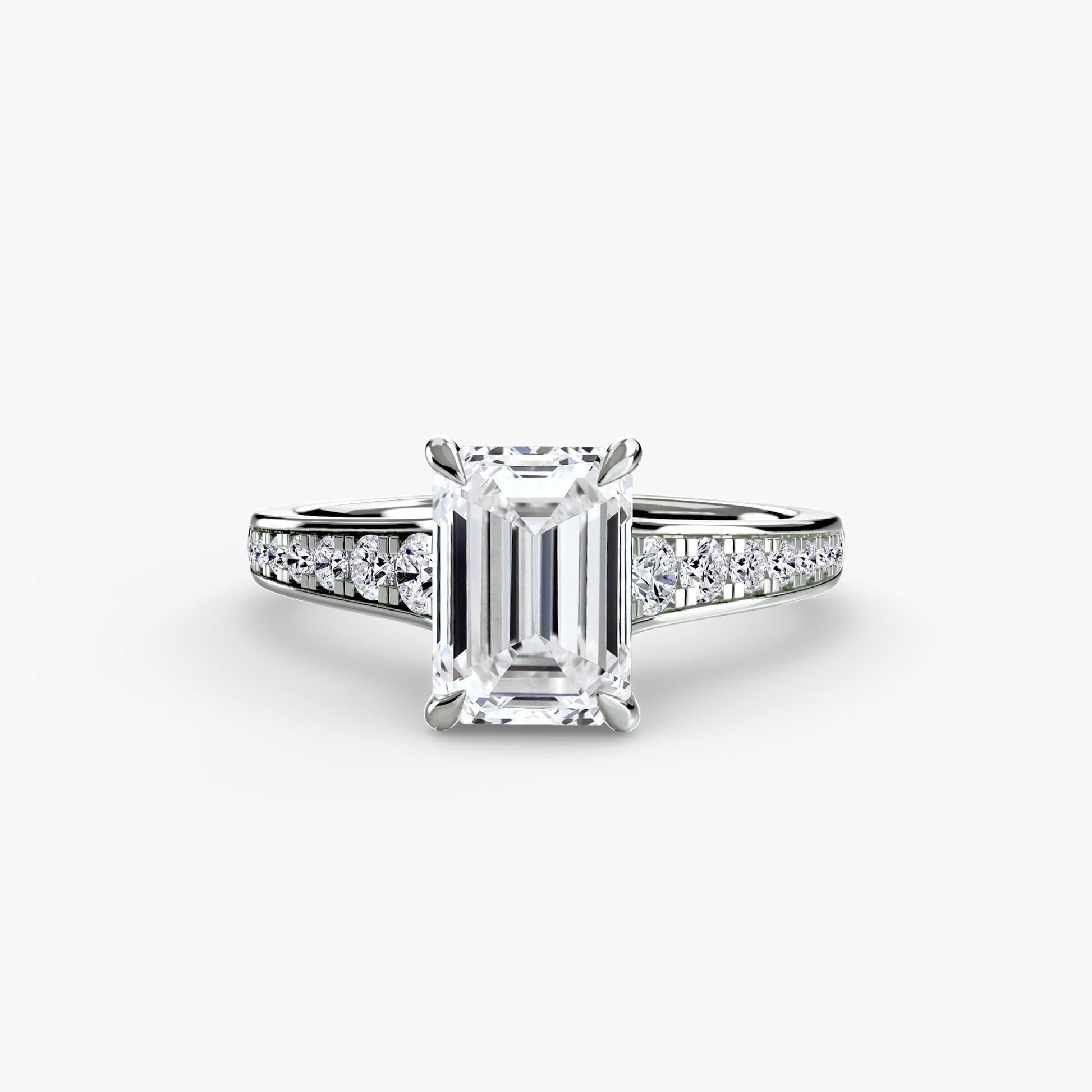 Solitaire with Pavé 7 AG & CO Jewellery