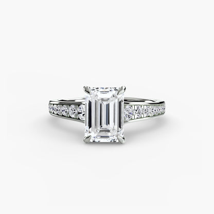 Solitaire with Pavé 7 AG & CO Jewellery