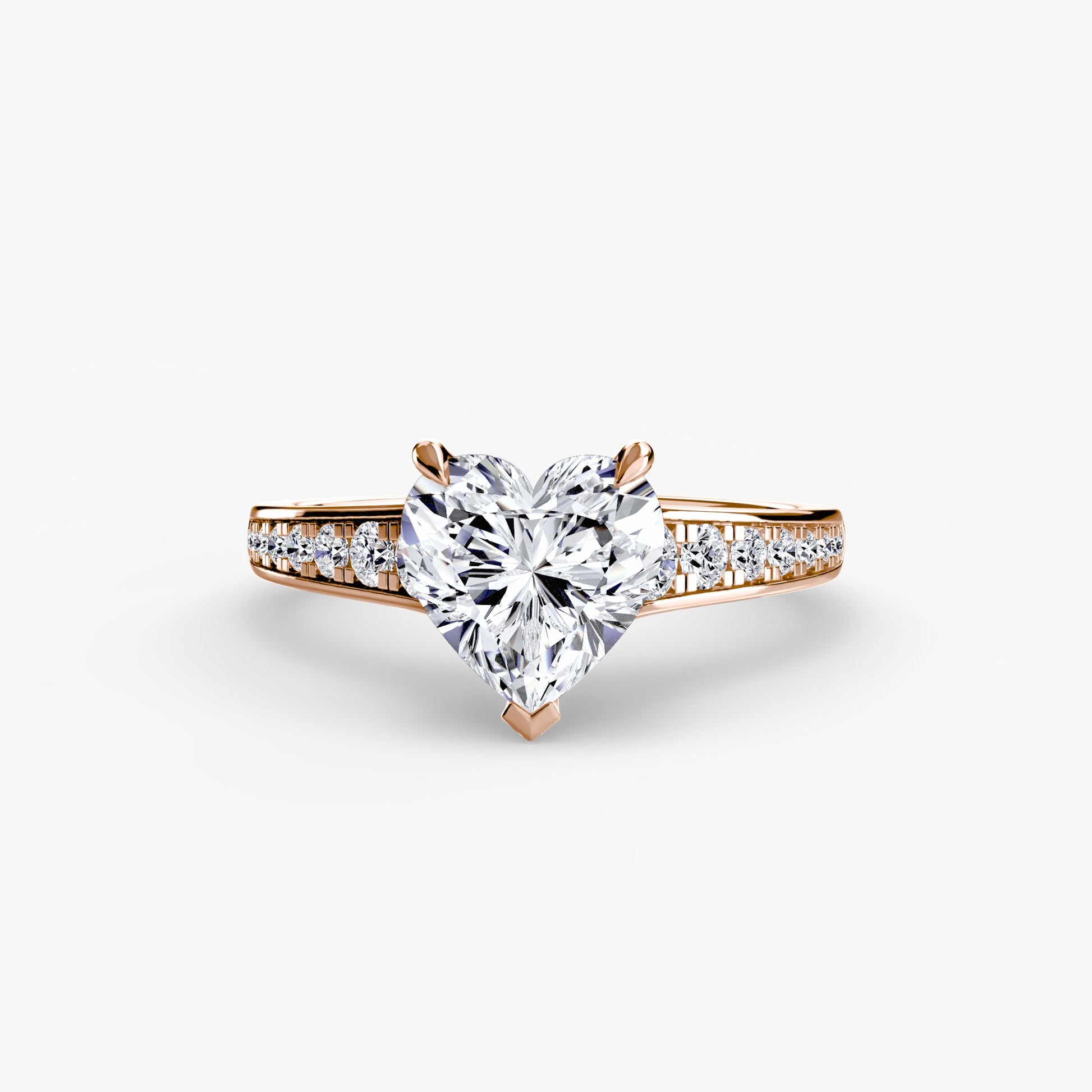 Solitaire with Pavé 7 AG & CO Jewellery