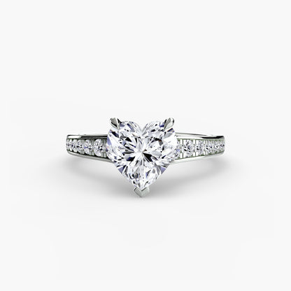 Solitaire with Pavé 7 AG & CO Jewellery