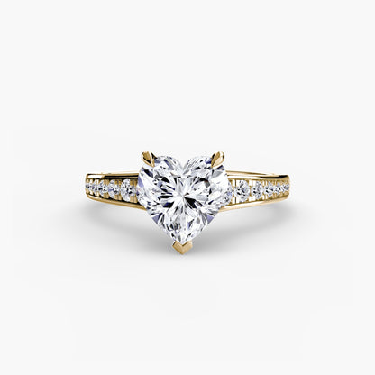 Solitaire with Pavé 7 AG & CO Jewellery