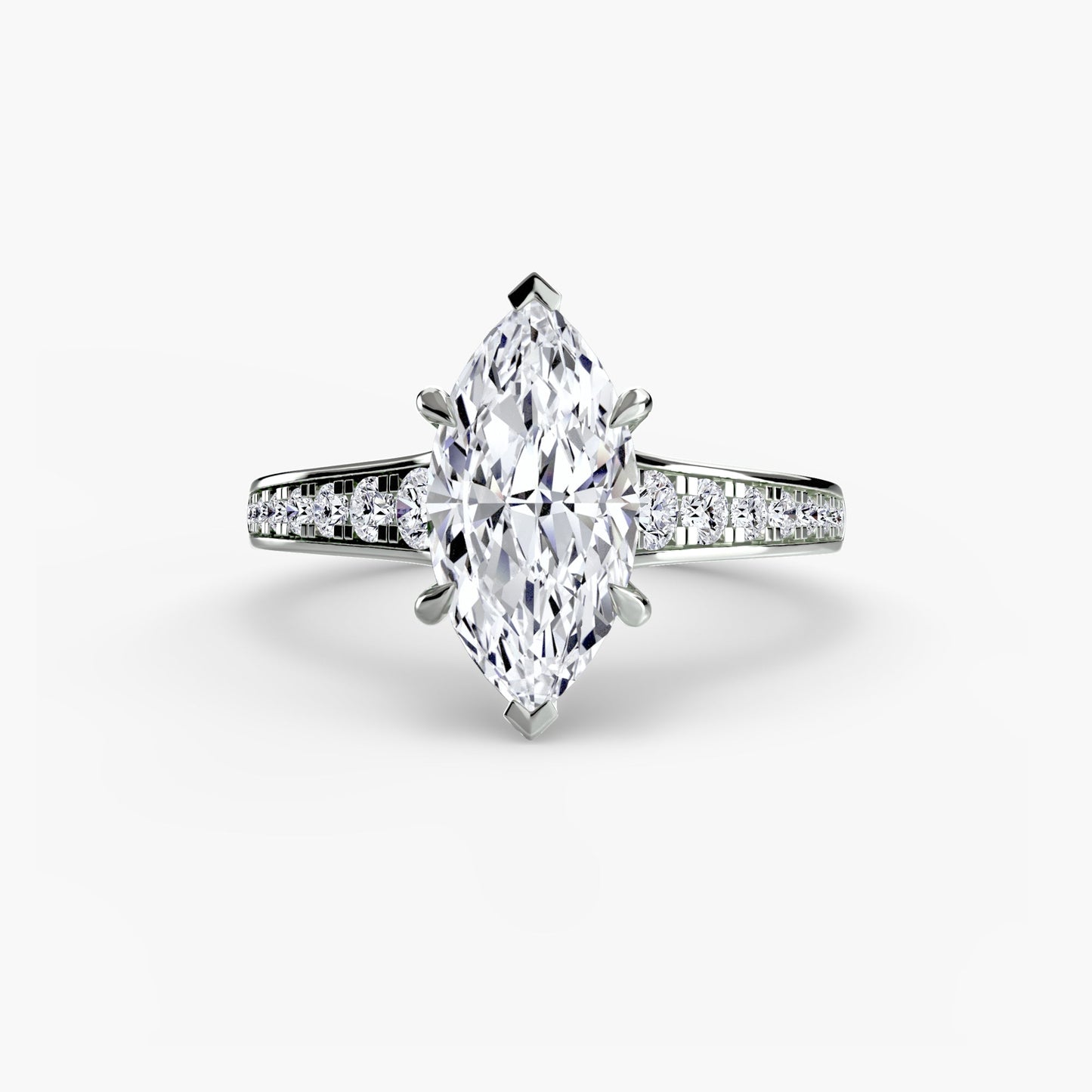solitaire with pavé 7 ag & co jewellery