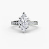 9K White Gold / Marquise