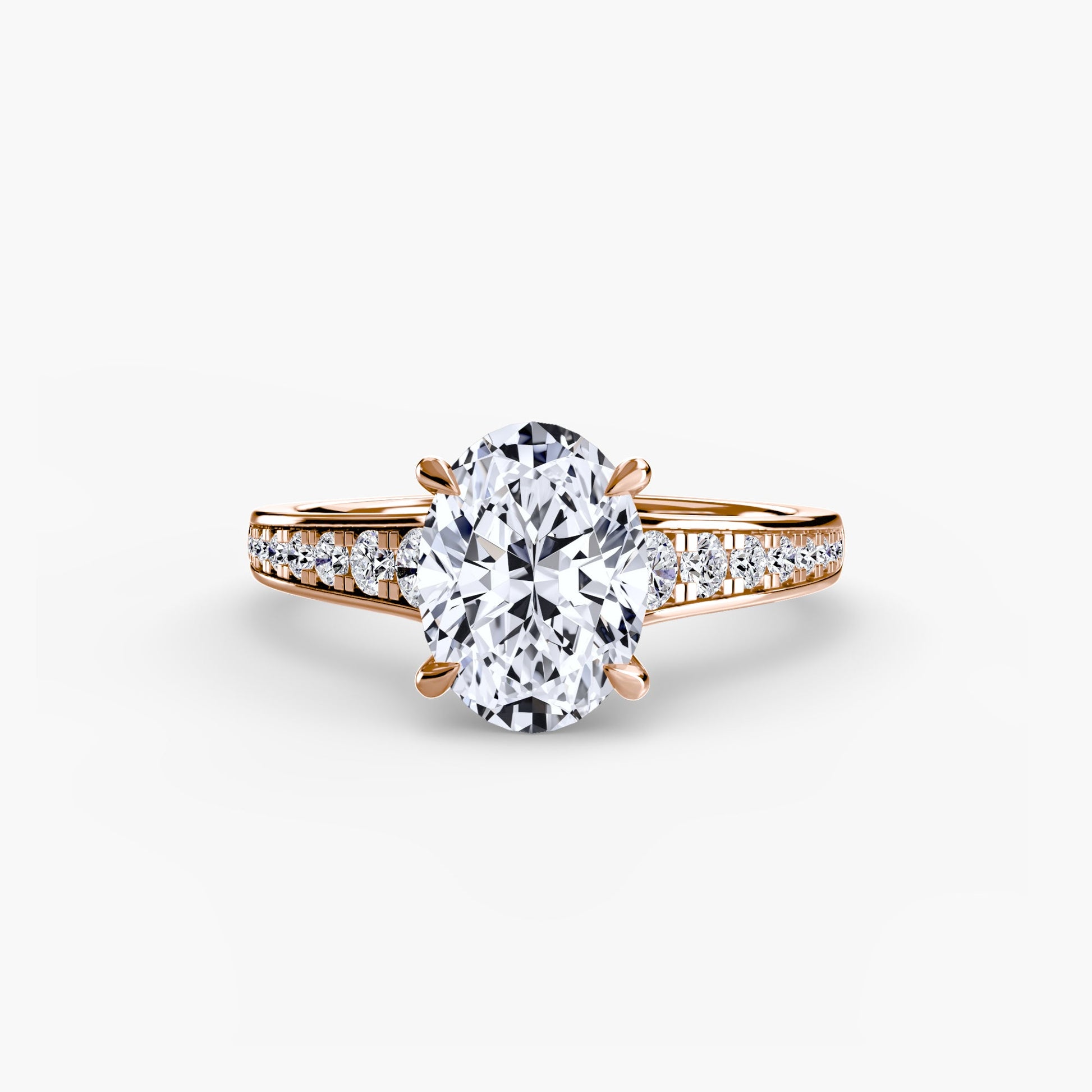 Solitaire with Pavé 7 AG & CO Jewellery