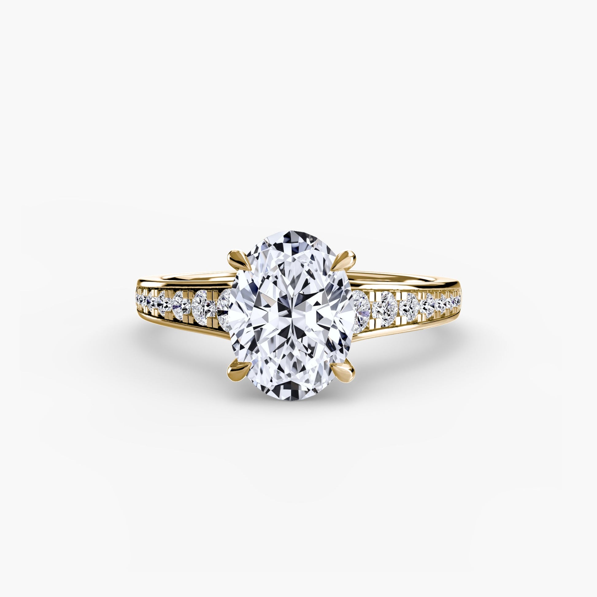 Solitaire with Pavé 7 AG & CO Jewellery