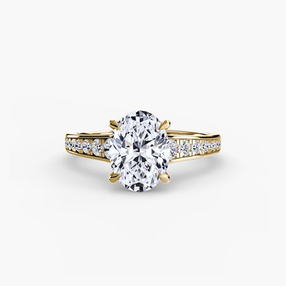 Solitaire with Pavé 7 AG & CO Jewellery