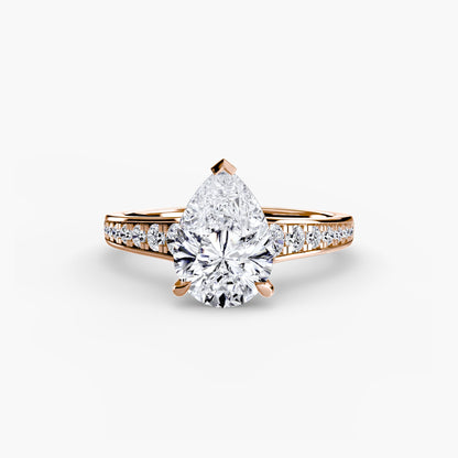 Solitaire with Pavé 7 AG & CO Jewellery