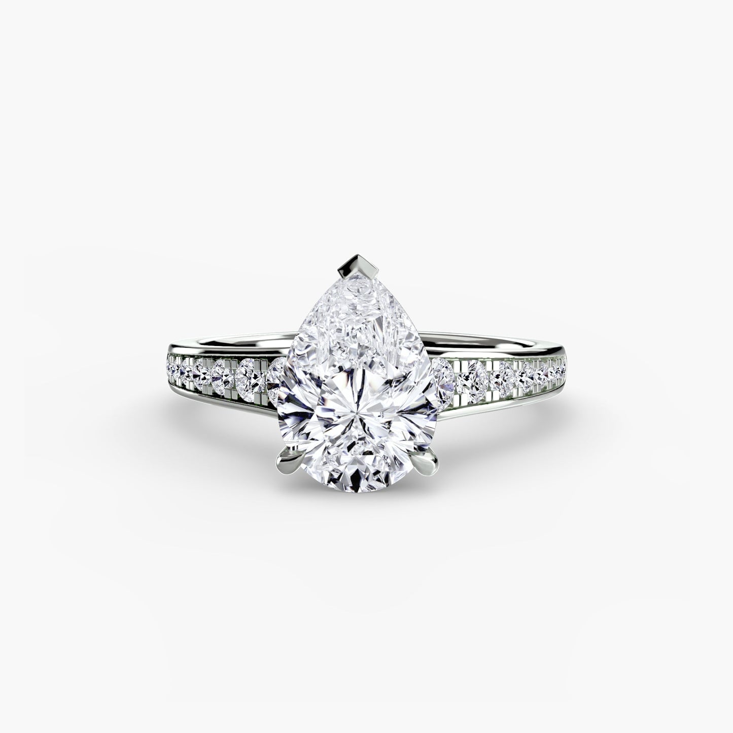 solitaire with pavé 7 ag & co jewellery
