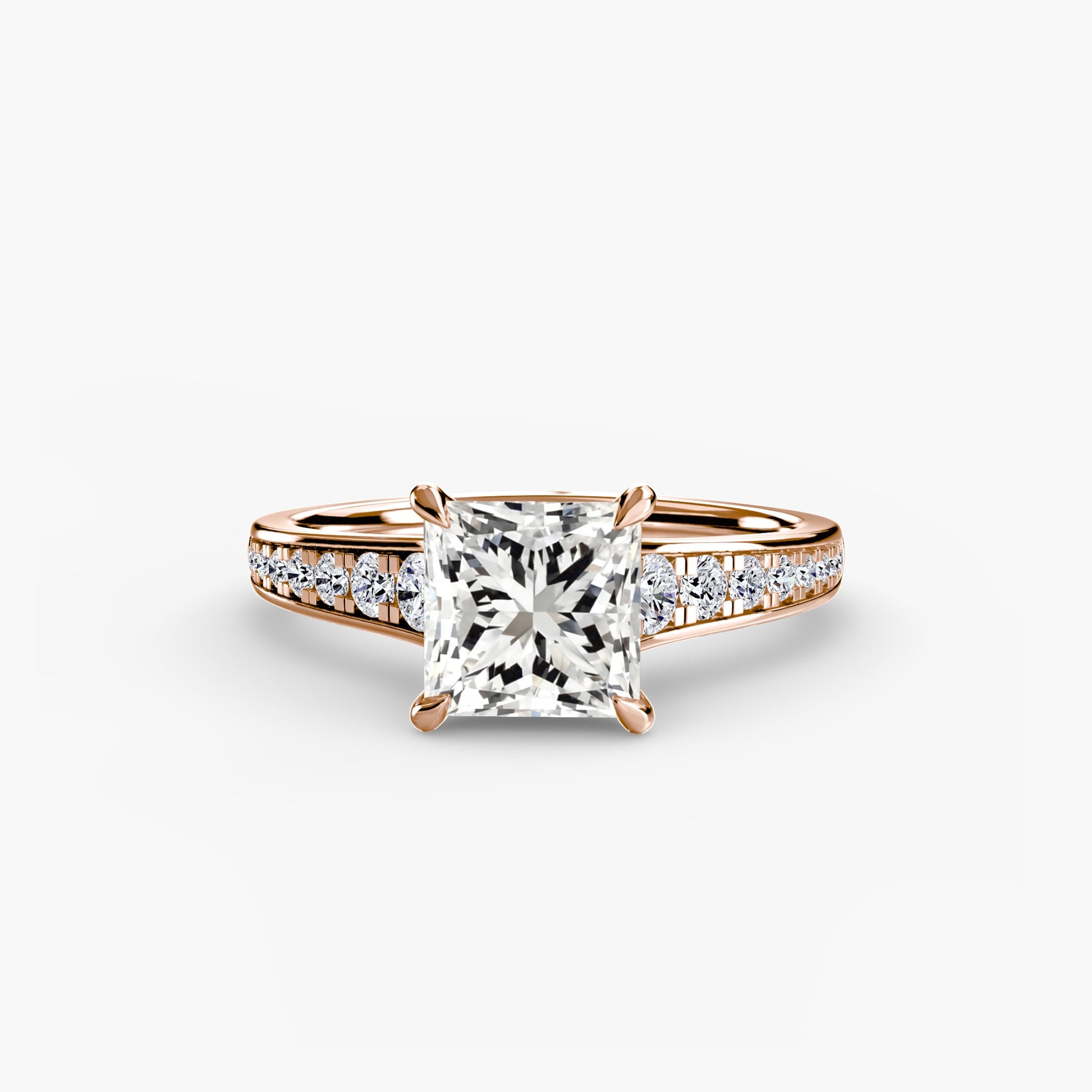 Solitaire with Pavé 7 AG & CO Jewellery
