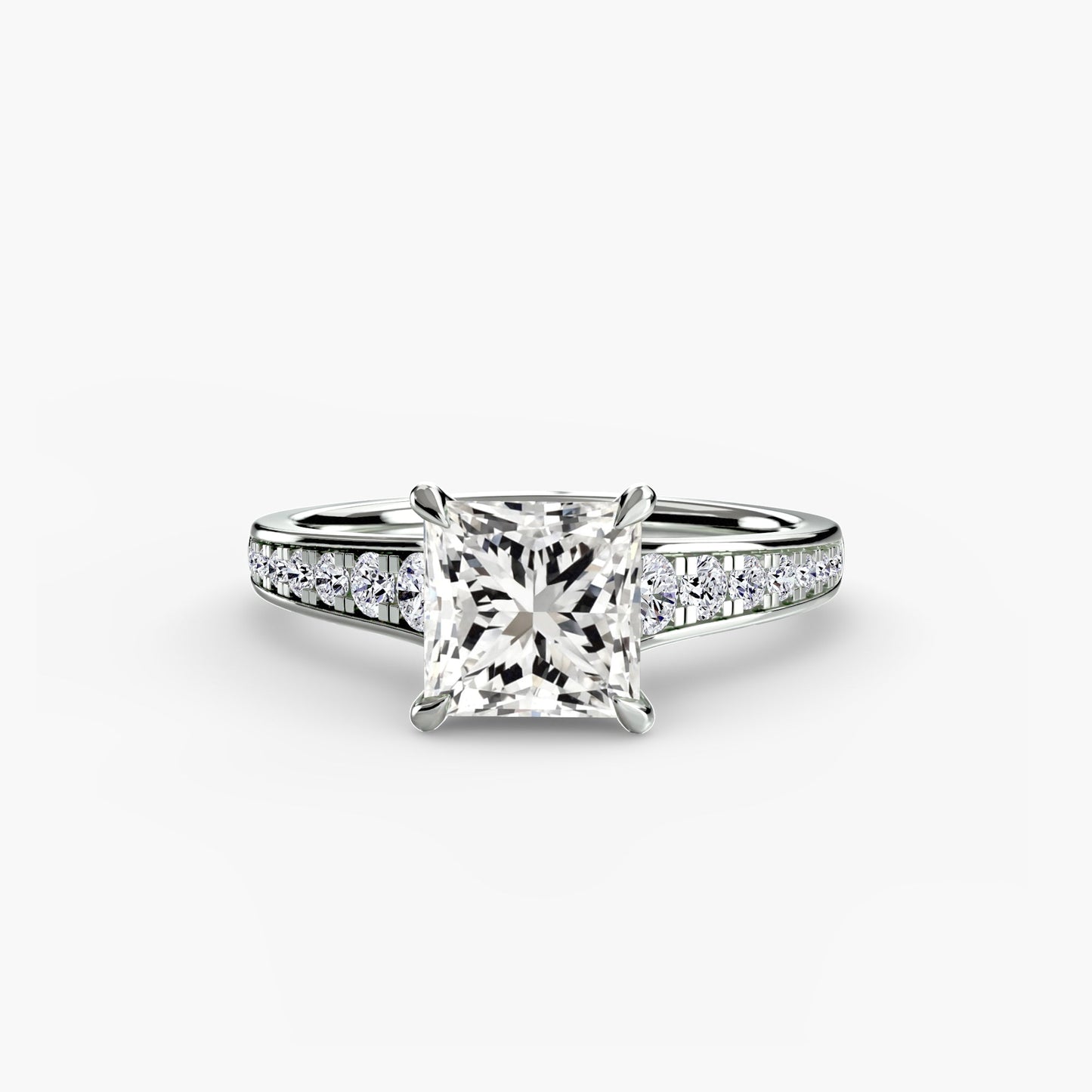 solitaire with pavé 7 ag & co jewellery
