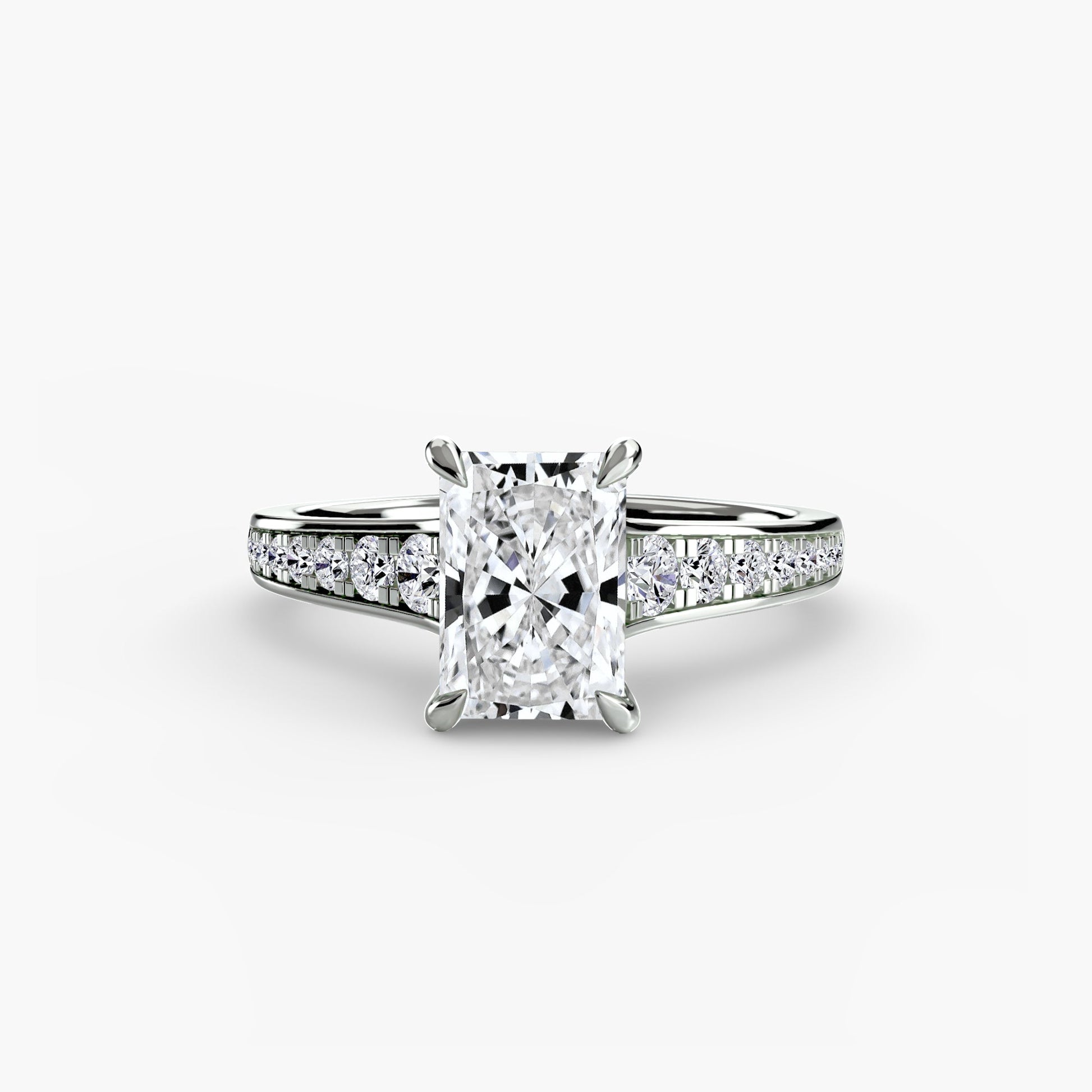 Solitaire with Pavé 7 AG & CO Jewellery