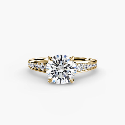 Solitaire with Pavé 7 AG & CO Jewellery