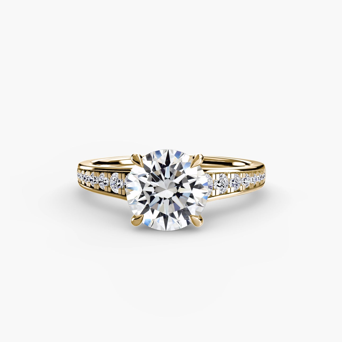solitaire with pavé 7 ag & co jewellery