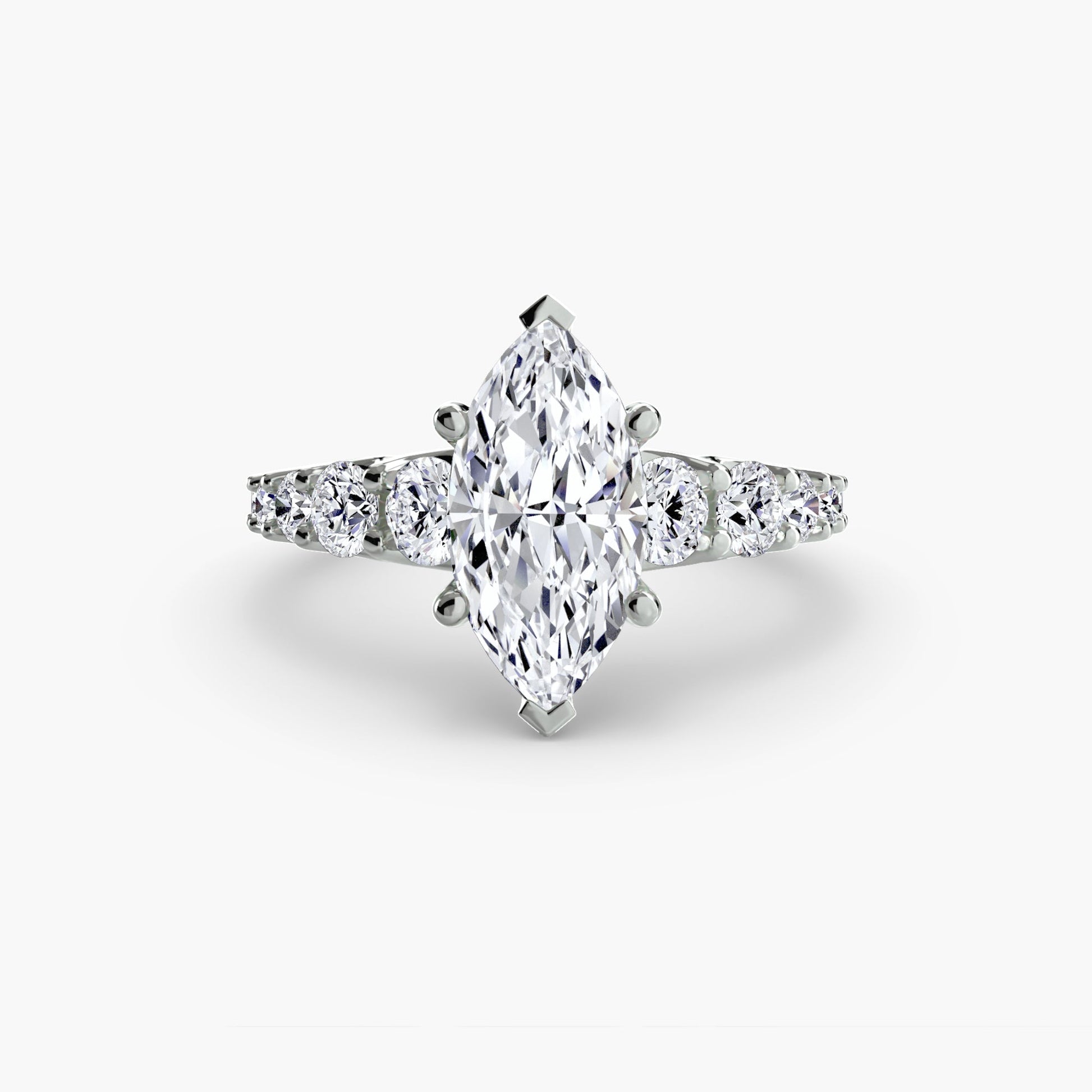 The Graduated Accent Ring AG & CO Jewellery