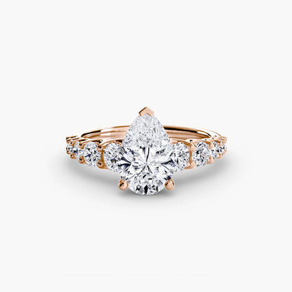 The Graduated Accent Ring AG & CO Jewellery