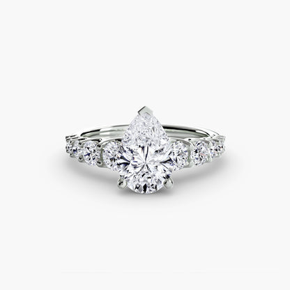 The Graduated Accent Ring AG & CO Jewellery