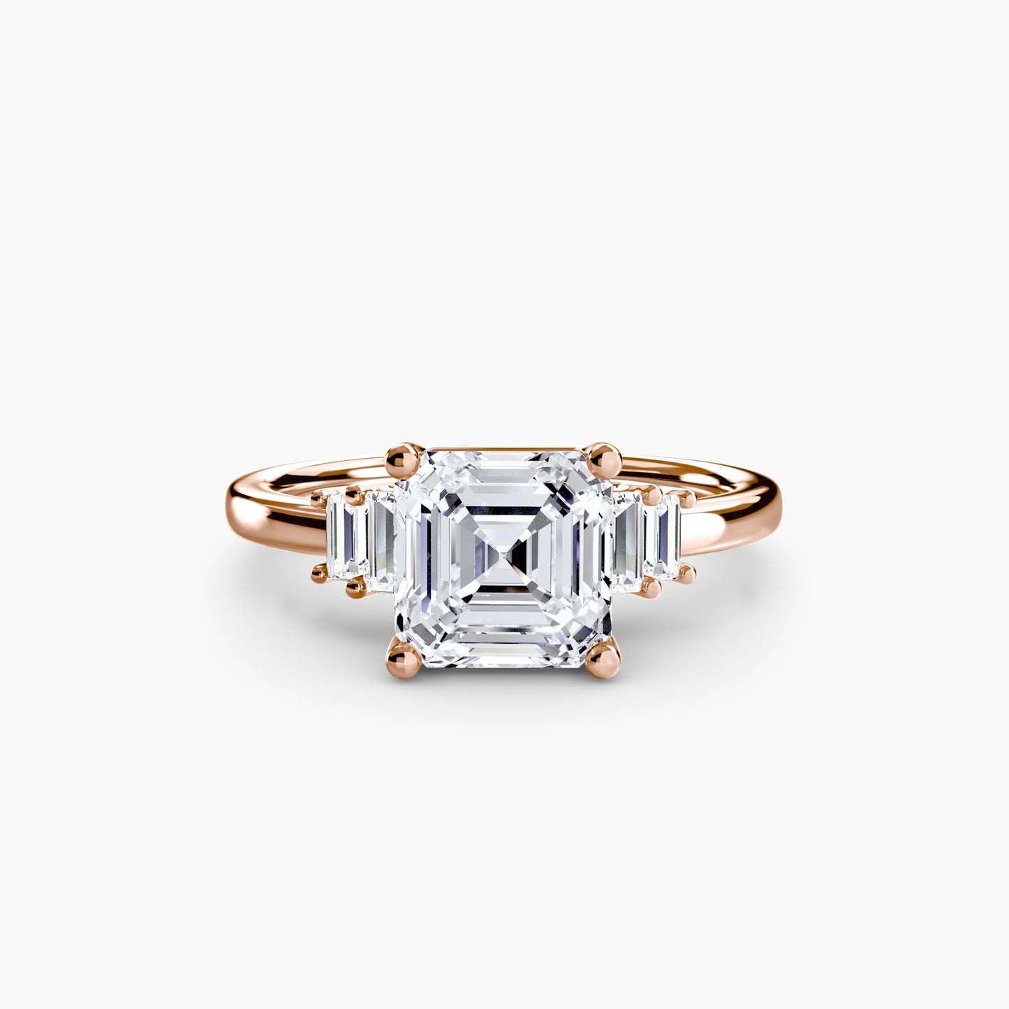 baguette accent solitaire ag & co jewellery