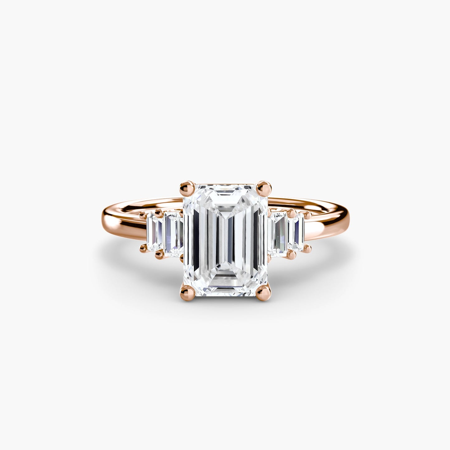baguette accent solitaire ag & co jewellery