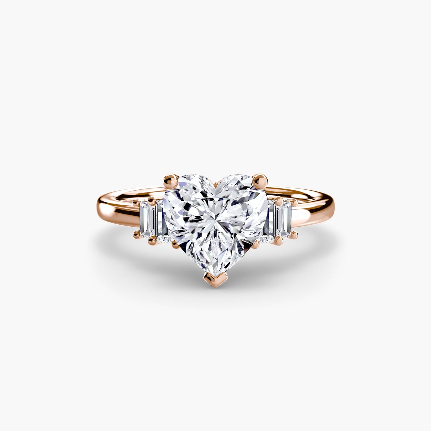 baguette accent solitaire ag & co jewellery