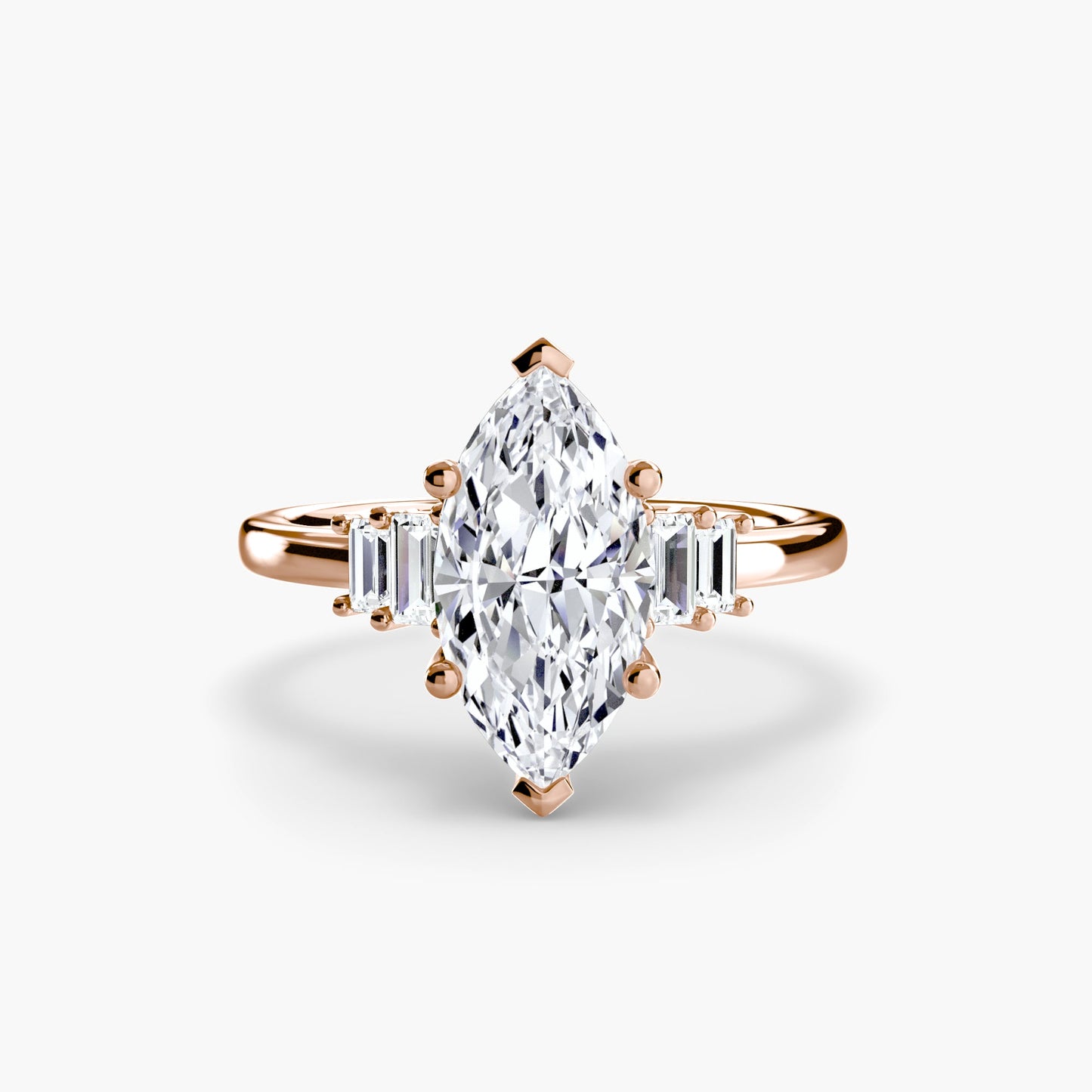 baguette accent solitaire ag & co jewellery