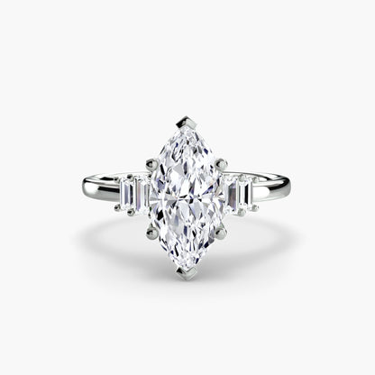 Baguette Accent Solitaire AG & CO Jewellery