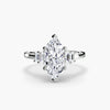 9K White Gold / Marquise
