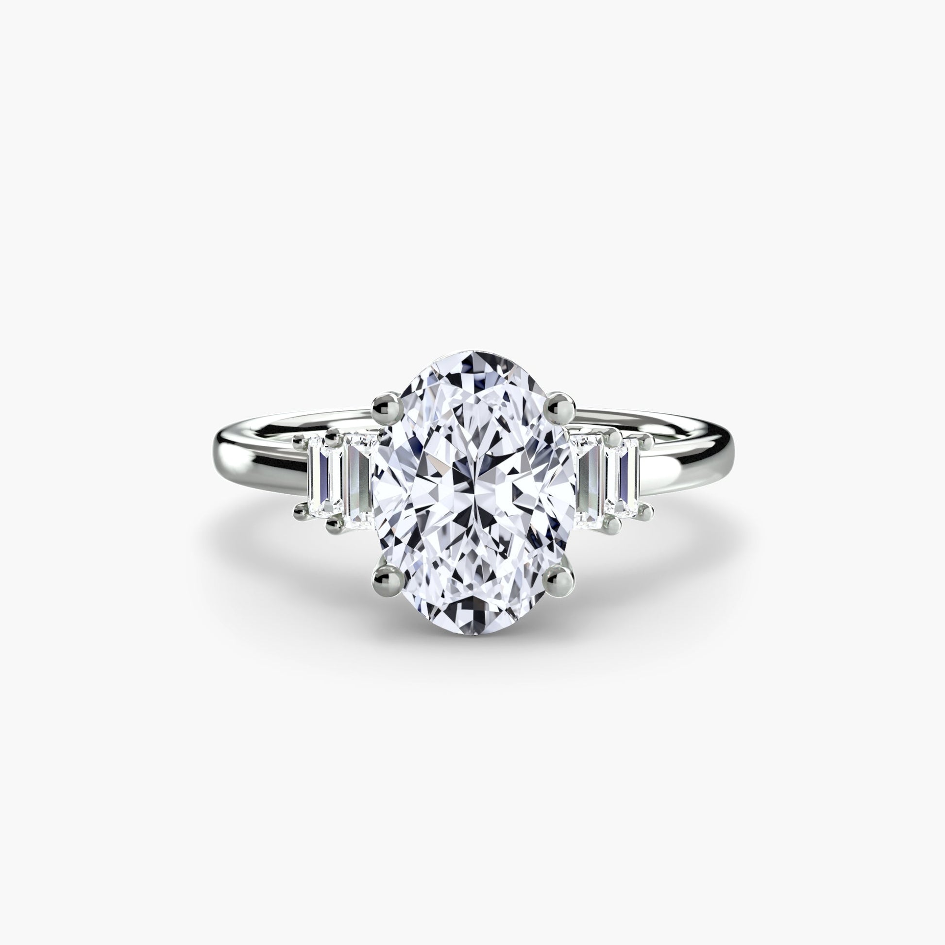 Baguette Accent Solitaire AG & CO Jewellery