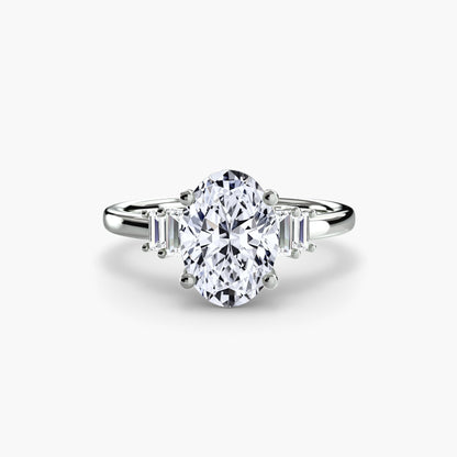 Baguette Accent Solitaire AG & CO Jewellery
