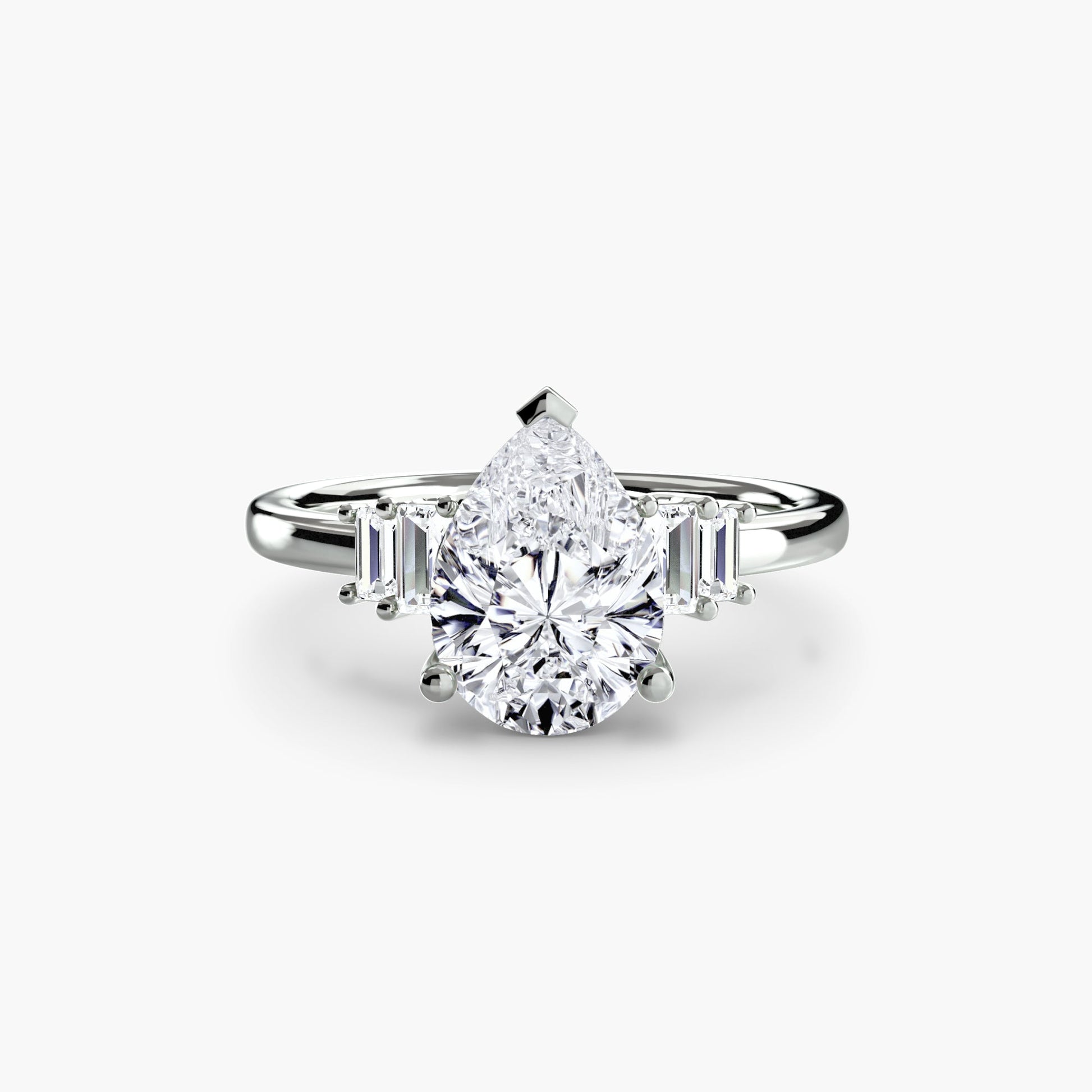 Baguette Accent Solitaire AG & CO Jewellery