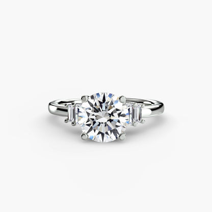 Baguette Accent Solitaire AG & CO Jewellery