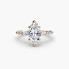 9K Rose Gold / Marquise