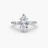 9K White Gold / Marquise