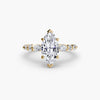 9K Yellow Gold / Marquise