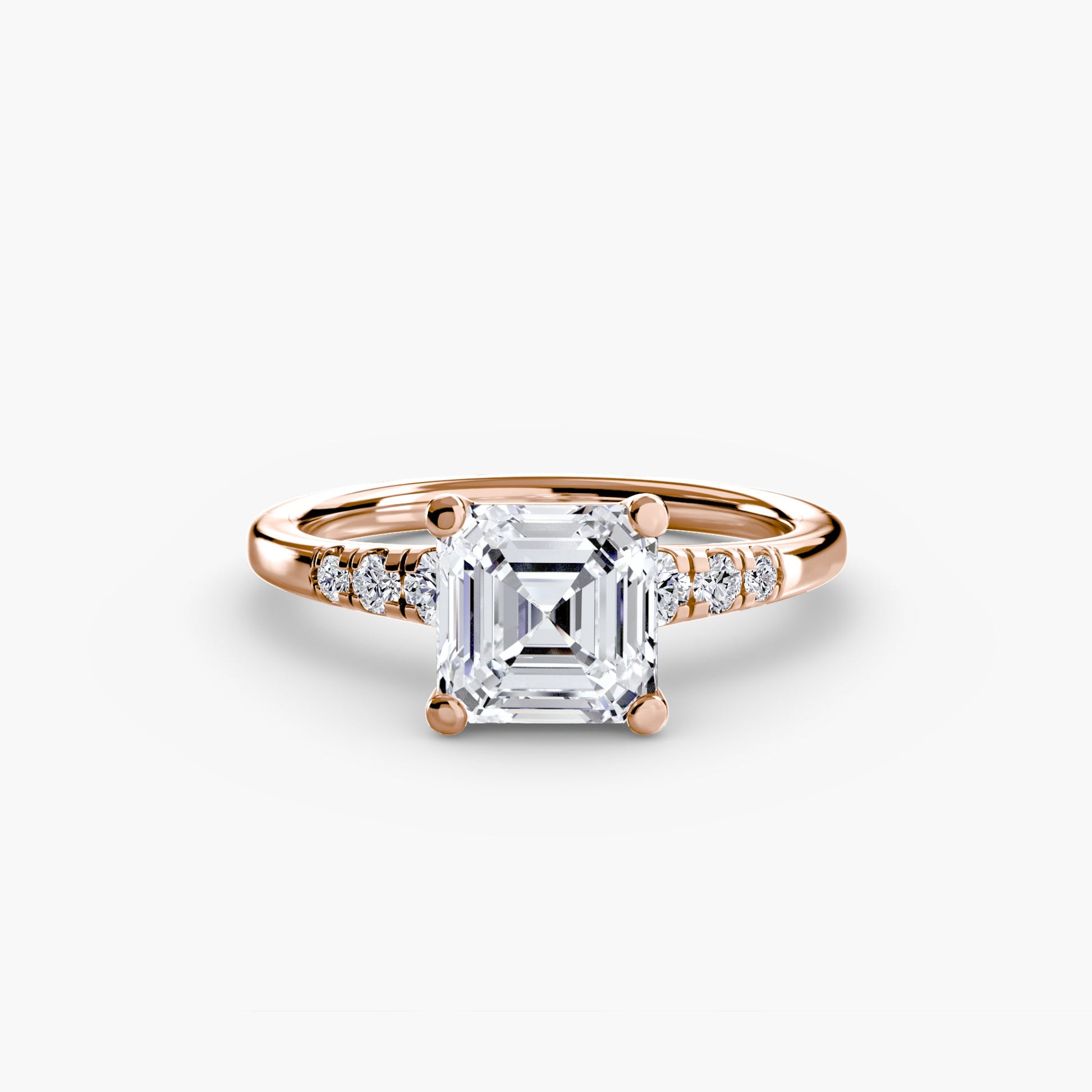 Solitaire with Shoulder Accents AG & CO Jewellery