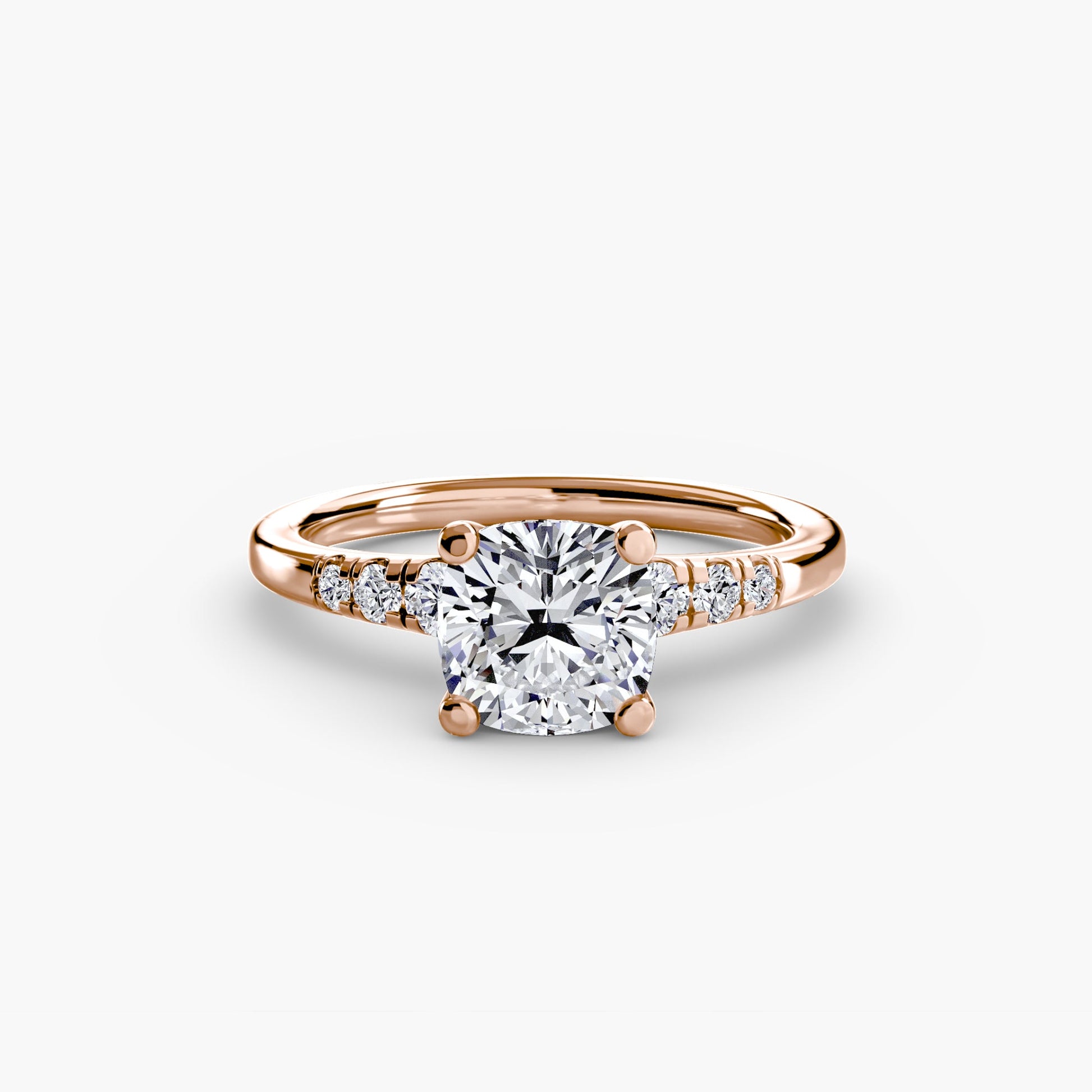 Solitaire with Shoulder Accents AG & CO Jewellery