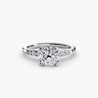 Solitaire with Shoulder Accents AG & CO Jewellery