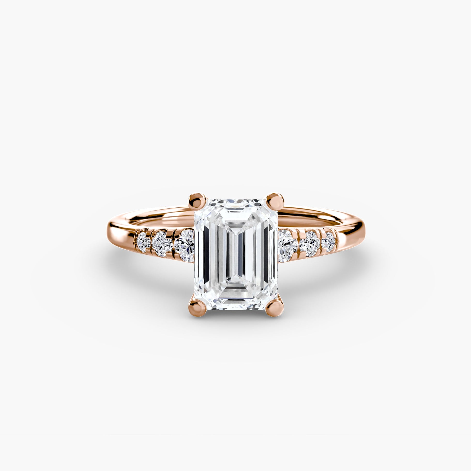 Solitaire with Shoulder Accents AG & CO Jewellery