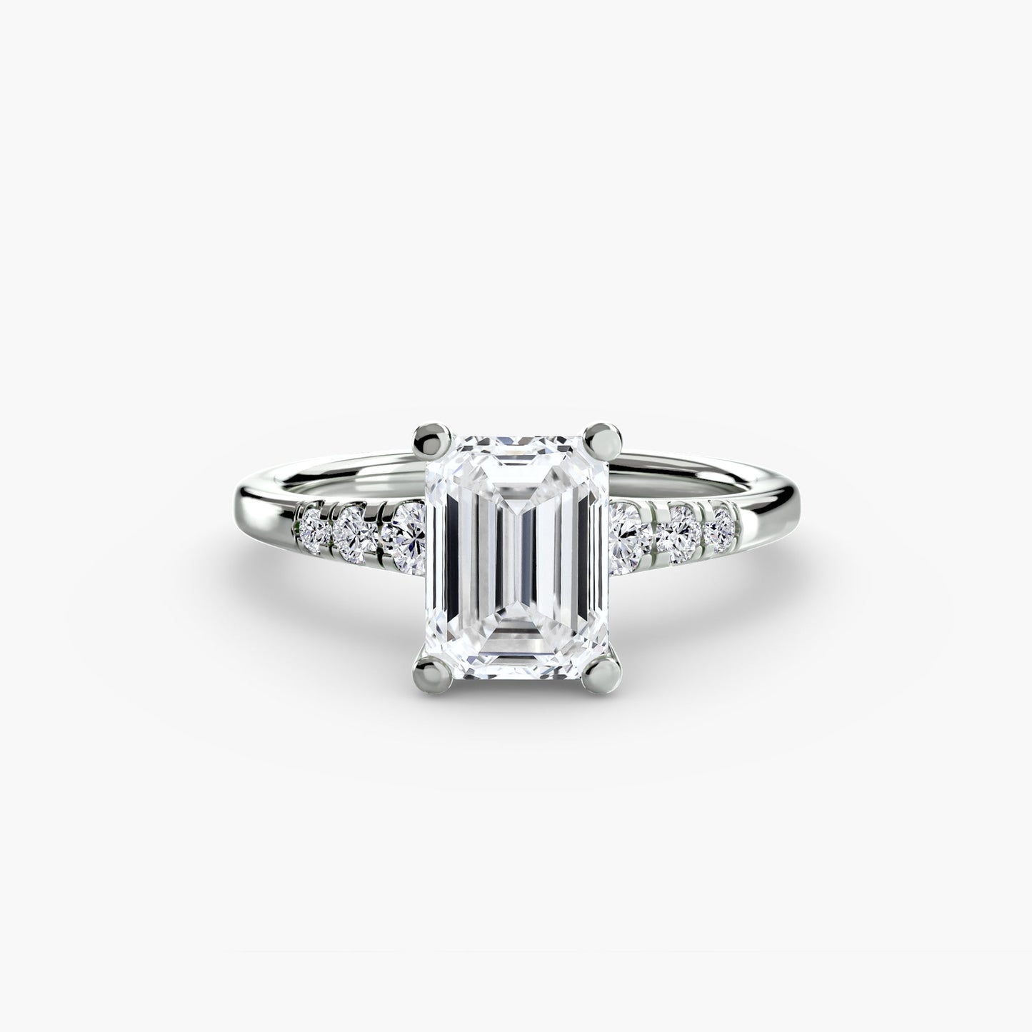 solitaire with shoulder accents ag & co jewellery