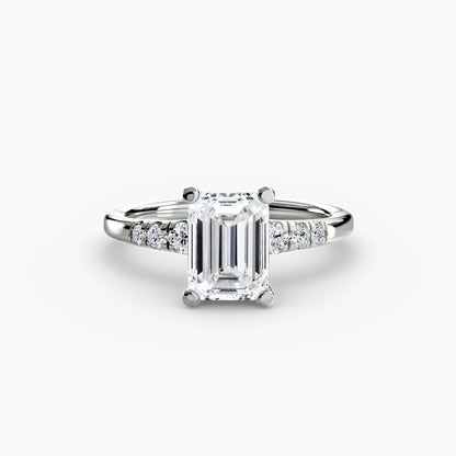 Solitaire with Shoulder Accents AG & CO Jewellery