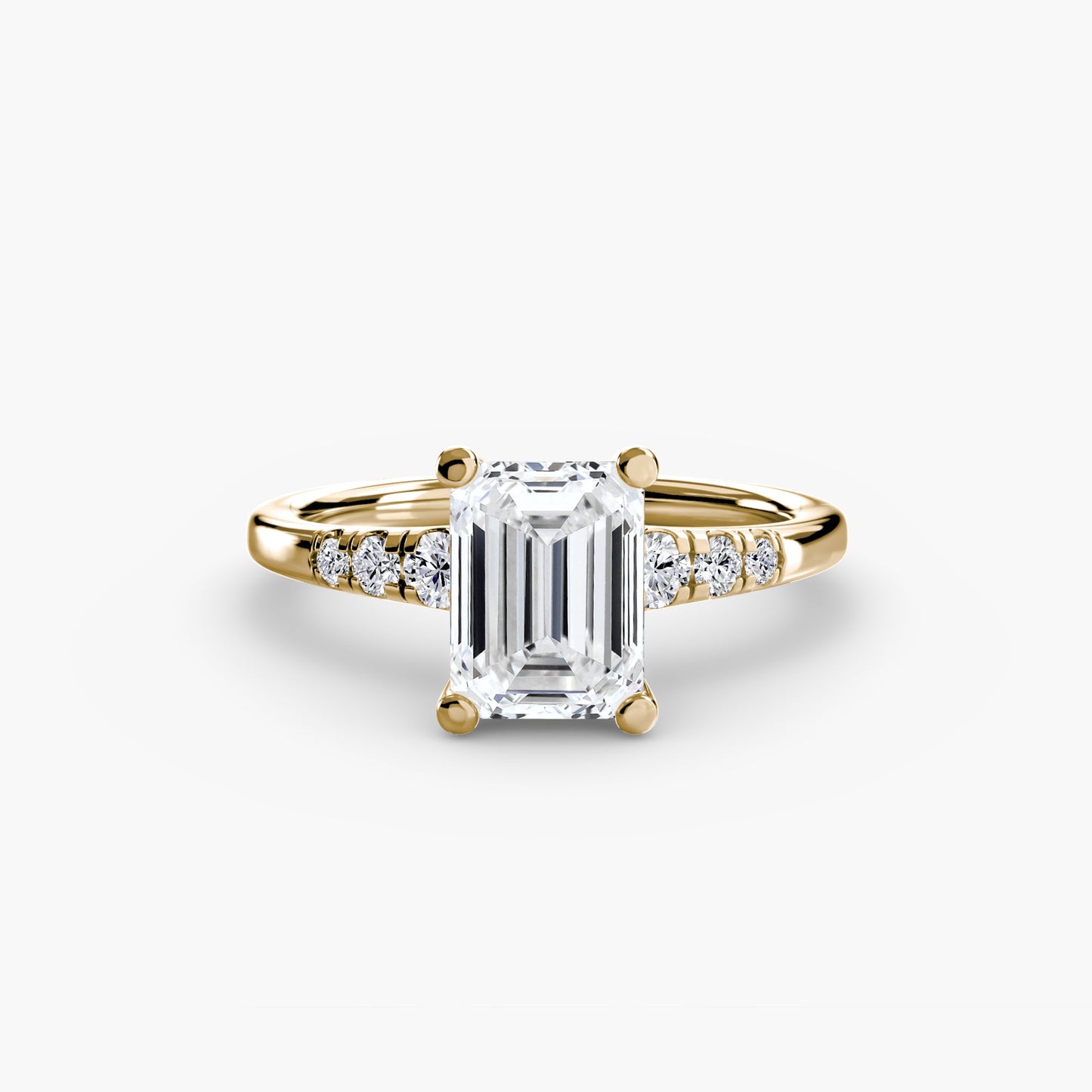 solitaire with shoulder accents ag & co jewellery
