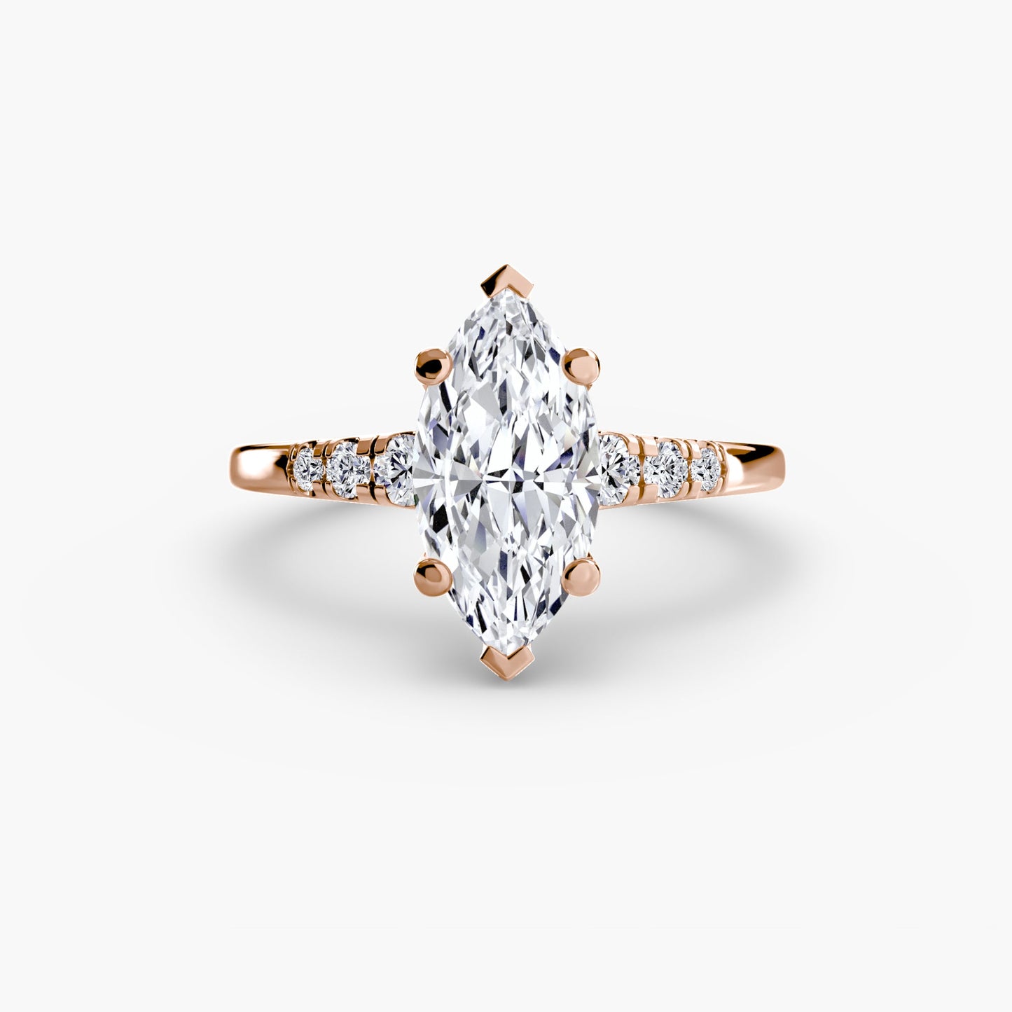 solitaire with shoulder accents ag & co jewellery