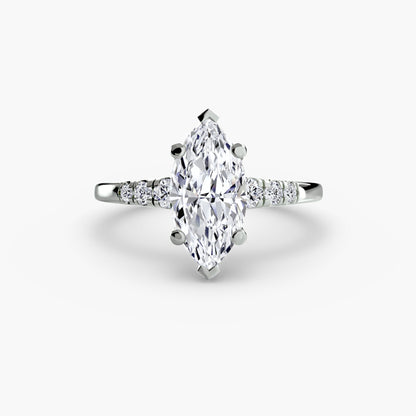 Solitaire with Shoulder Accents AG & CO Jewellery