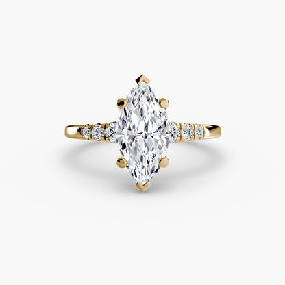 Solitaire with Shoulder Accents AG & CO Jewellery