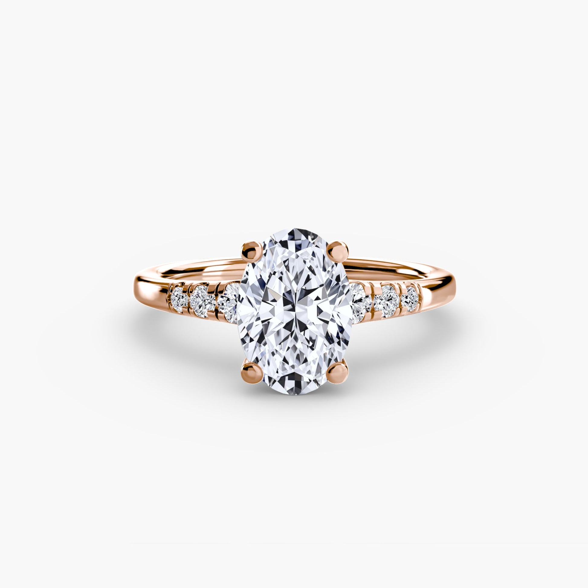 Solitaire with Shoulder Accents AG & CO Jewellery