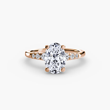 Solitaire with Shoulder Accents AG & CO Jewellery