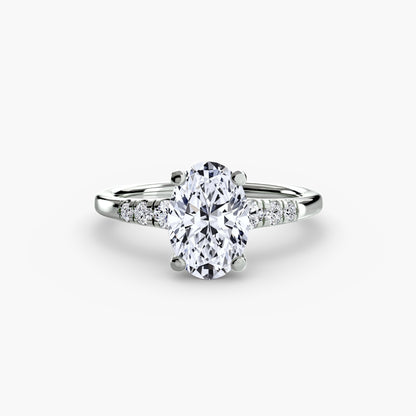 Solitaire with Shoulder Accents AG & CO Jewellery