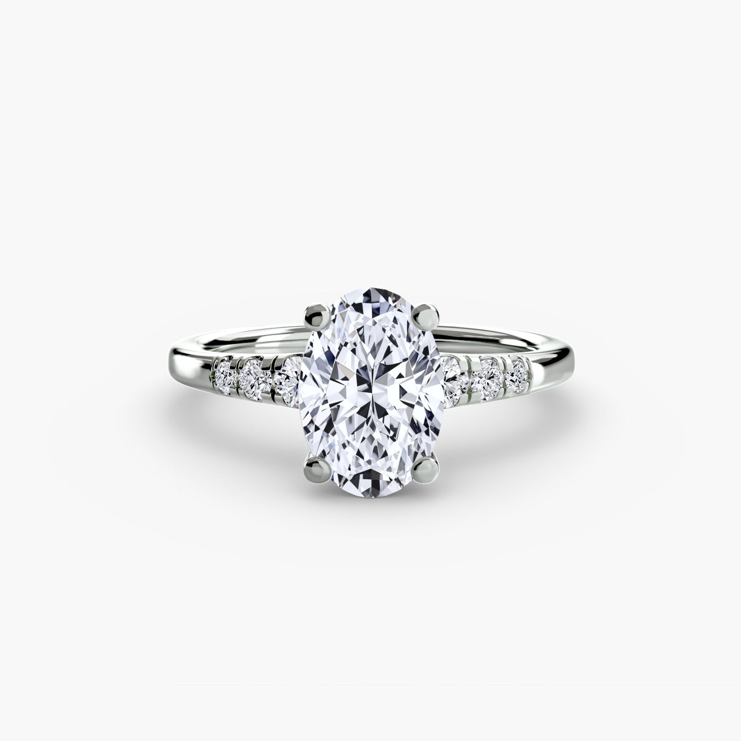 solitaire with shoulder accents ag & co jewellery