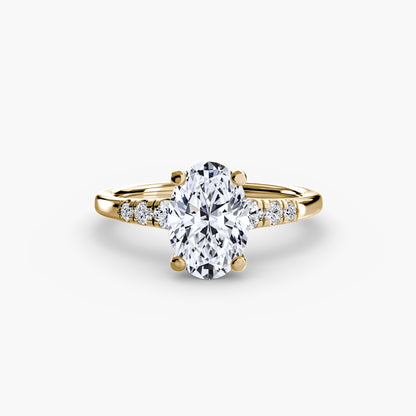 Solitaire with Shoulder Accents AG & CO Jewellery